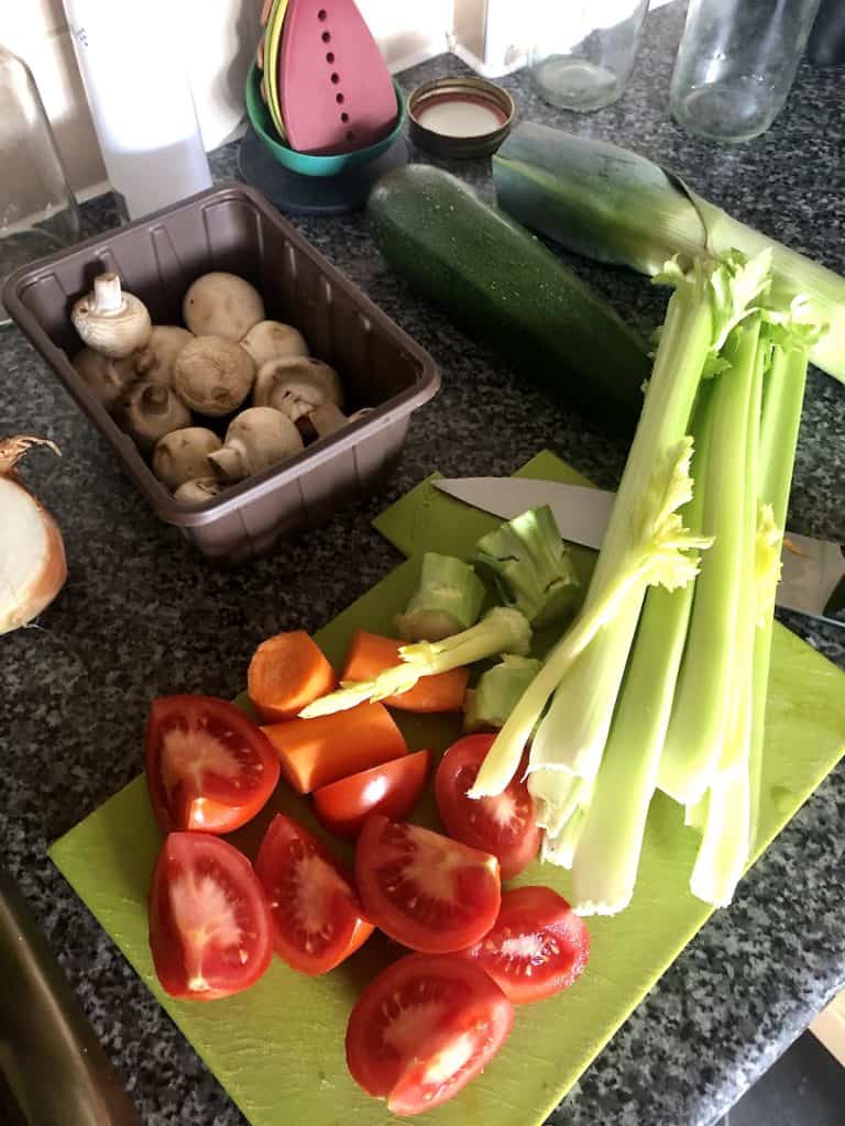 Instant Pot Vegetable Stock Paste recipe by Feisty Tapas - ingredients