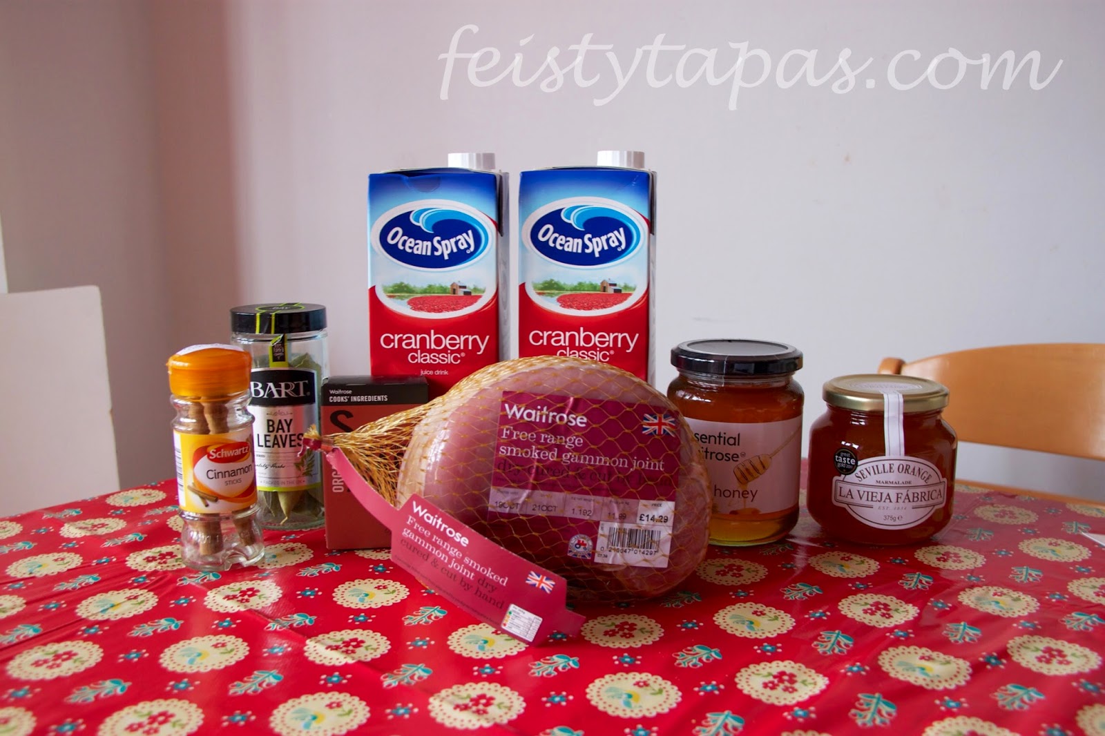 Ham two ways: Cranberry Ham and Cider Ham