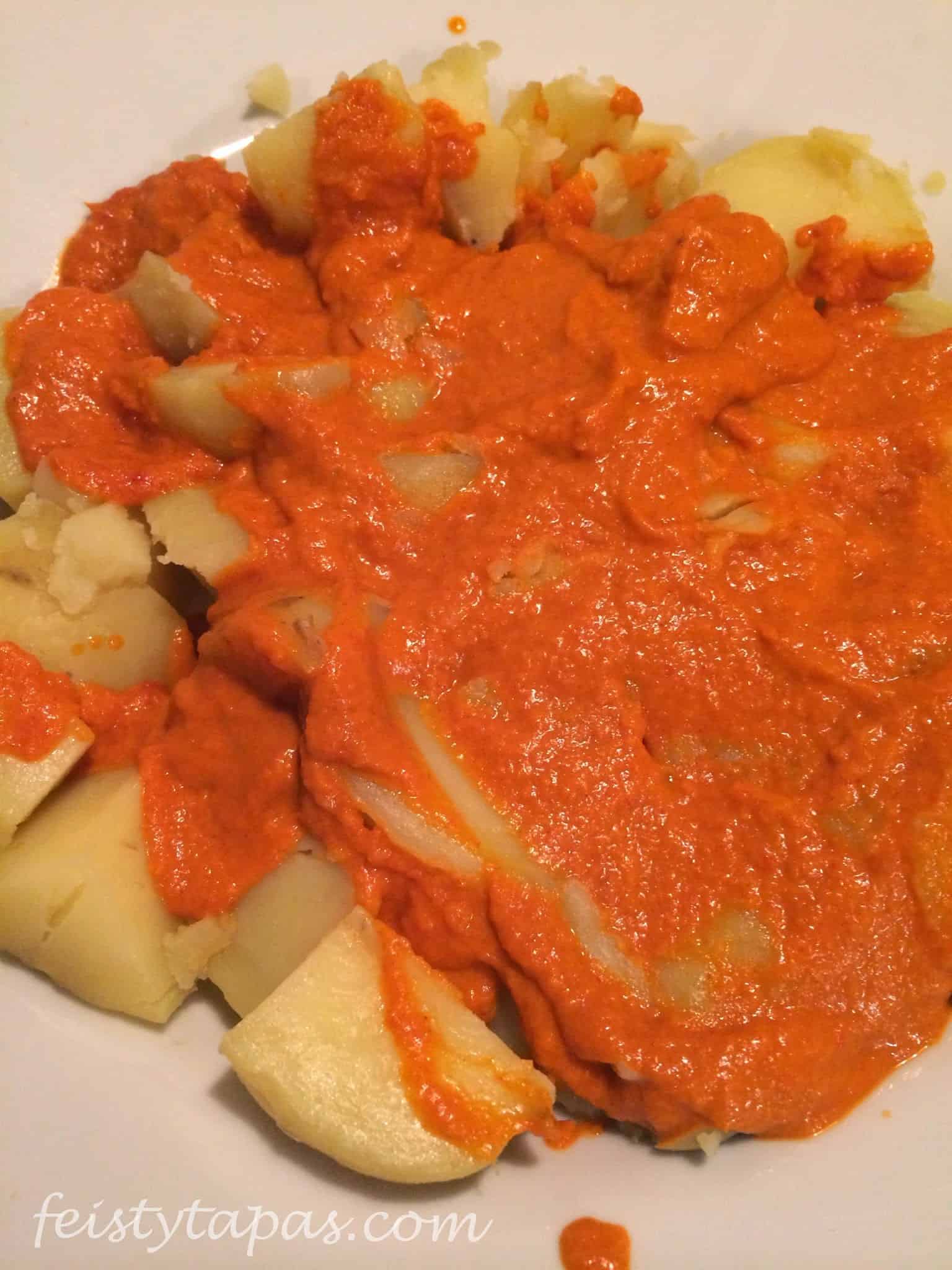 Patatas Bravas in the Thermomix or Bimby