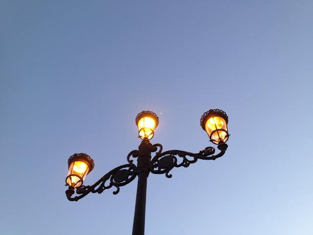Farolas de Bayona