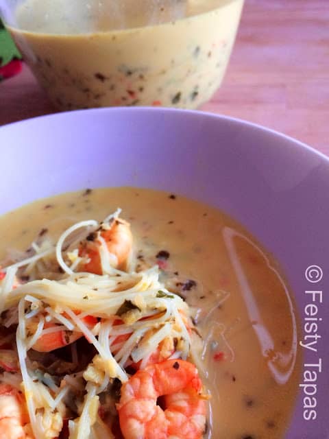 Feisty Tapas: Thermomix recipe - Thai Prawn noodle soup / Receta - Sopa tailandesa de camarones y tallarines Feisty Tapas: Thermomix recipe - Thai Prawn noodle soup / Receta - Sopa tailandesa de camarones y tallarines