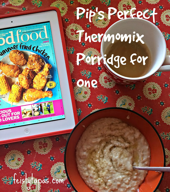 Pip's Perfect Thermomix Porridge for One Perfect creamy porridge for one person (or two little ones), enjoy with your favourite magazine on the Readly app