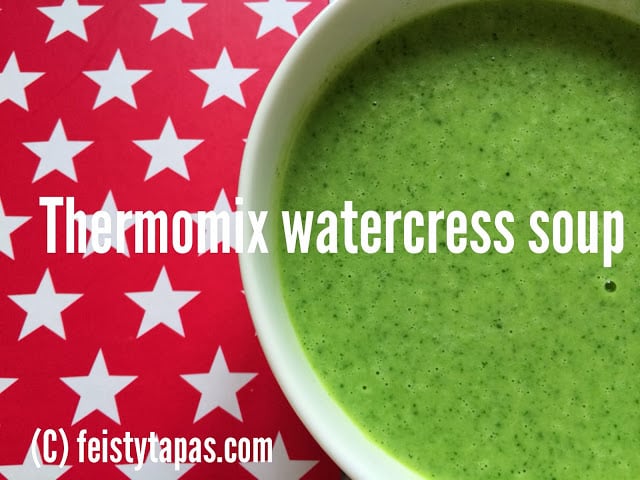 Thermomix watercress soup recipe / Receta de crema de berros con Thermomix