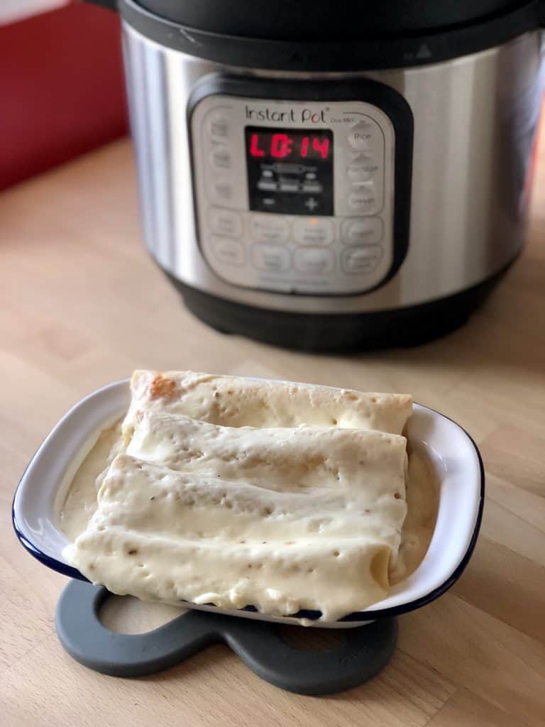 Ingredients to make Instant Pot Tuna Cannelloni