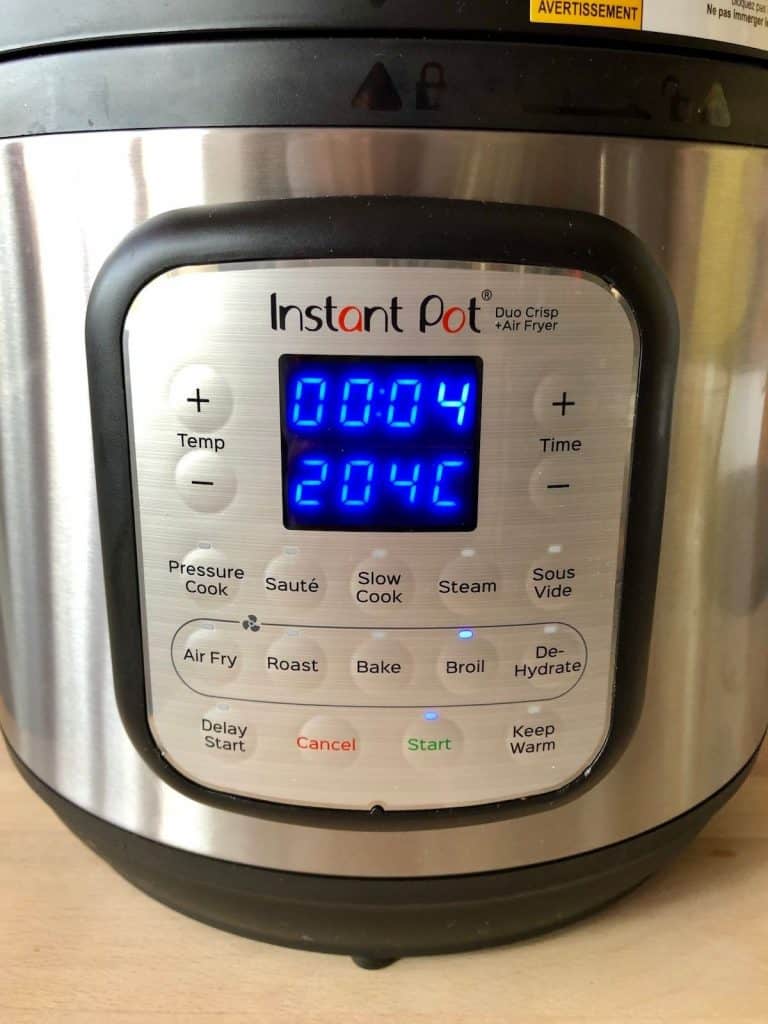 Instant Pot Duo Crisp - Broil for 4 minutes