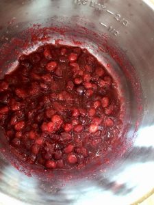 How to pressure cook Cranberry Sauce (with Instant Pot instructions) - reducing in inner pot if too liquidy