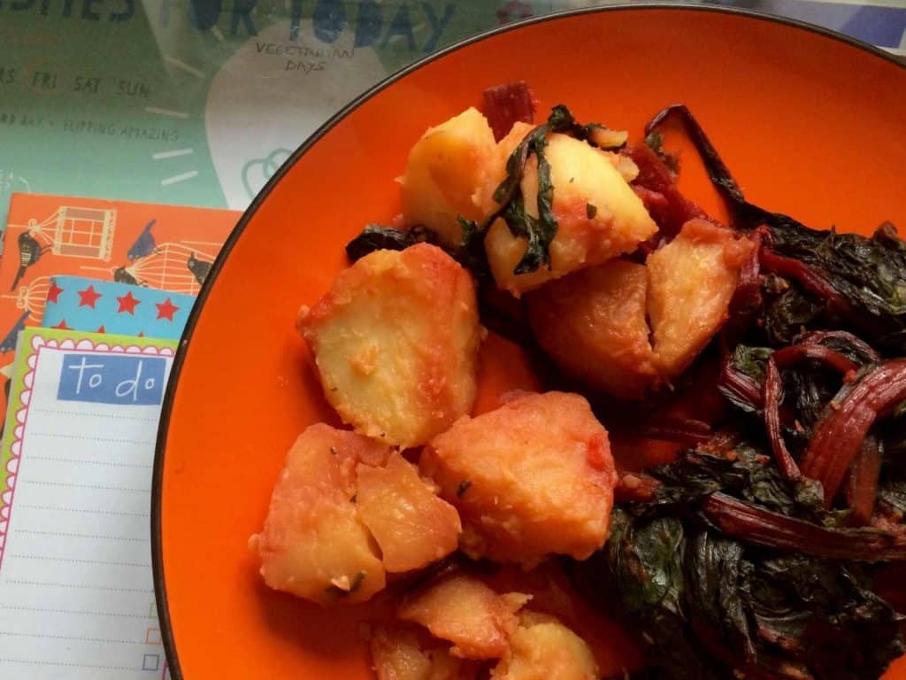 Thermomix Paprika Chard and Potatoes recipe - Spanish Acelgas con Patatas