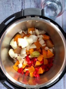 Photo of step 3, before pressure cooking the soup