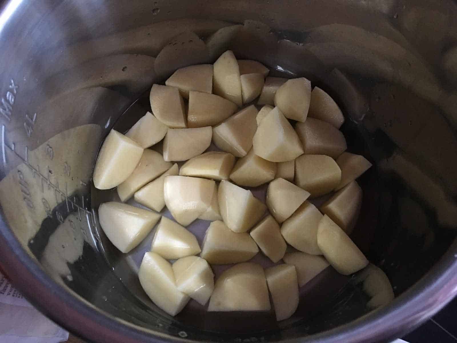 Photo of the potato layer